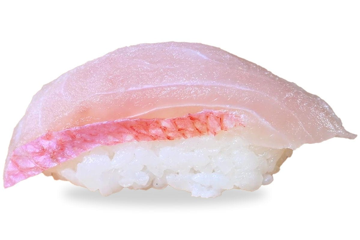 Old Florida Fish House - Sushi Special! 🤩 Just in! Jo Kinmedai Aka Golden  Eye Snapper Flown in straight from Japan! 🐟🇯🇵 Kinmedai's flesh is  delicate and tender, with good fat content